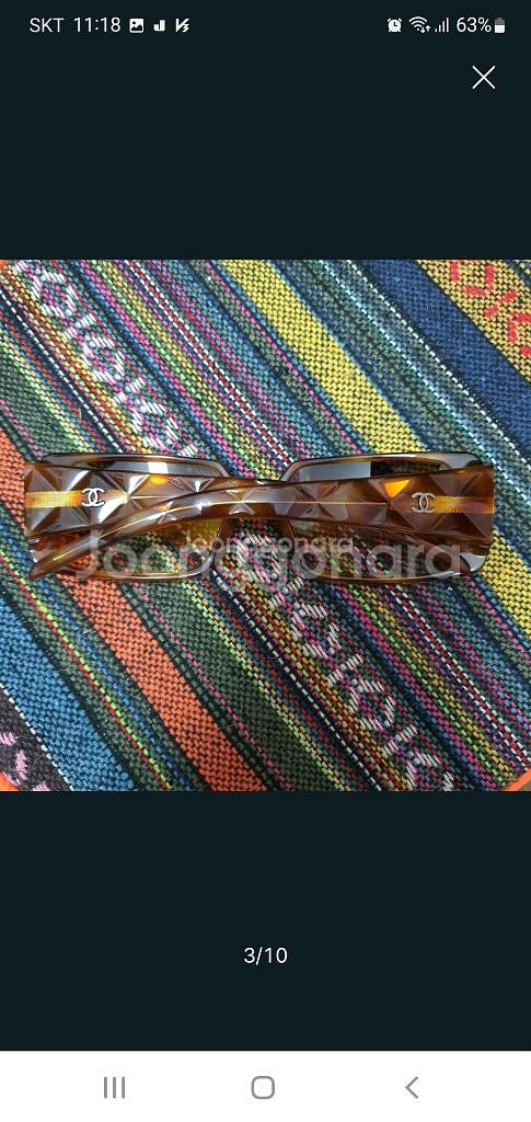 샤넬 정품 선글라스 유리에 CHANEL C1379820 각인MADE IN ITALY CHANEL 145 C68571--2