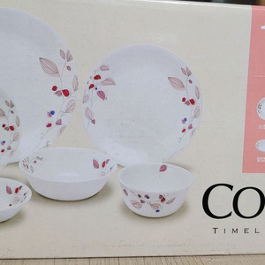 (가격내림) 코렐 핑크브리즈 4인 디너세트 18p 세트