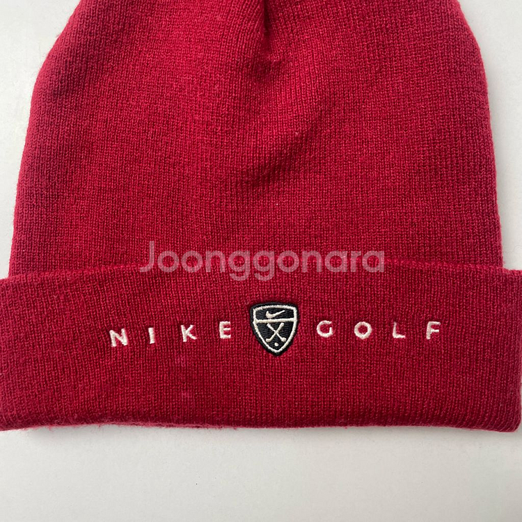 [중고] 00s 나이키 골프 올드스쿨 골프 비니 버건디--1