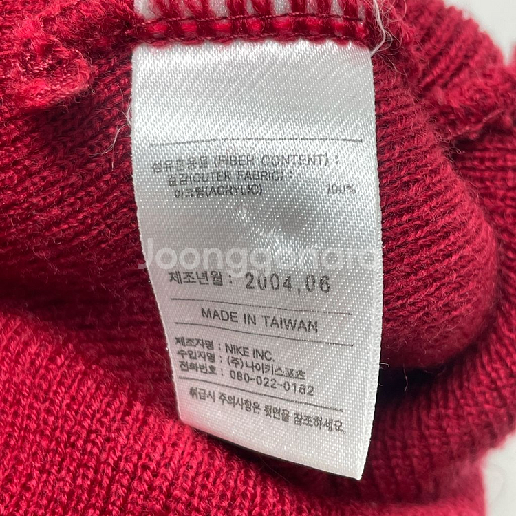 [중고] 00s 나이키 골프 올드스쿨 골프 비니 버건디--3