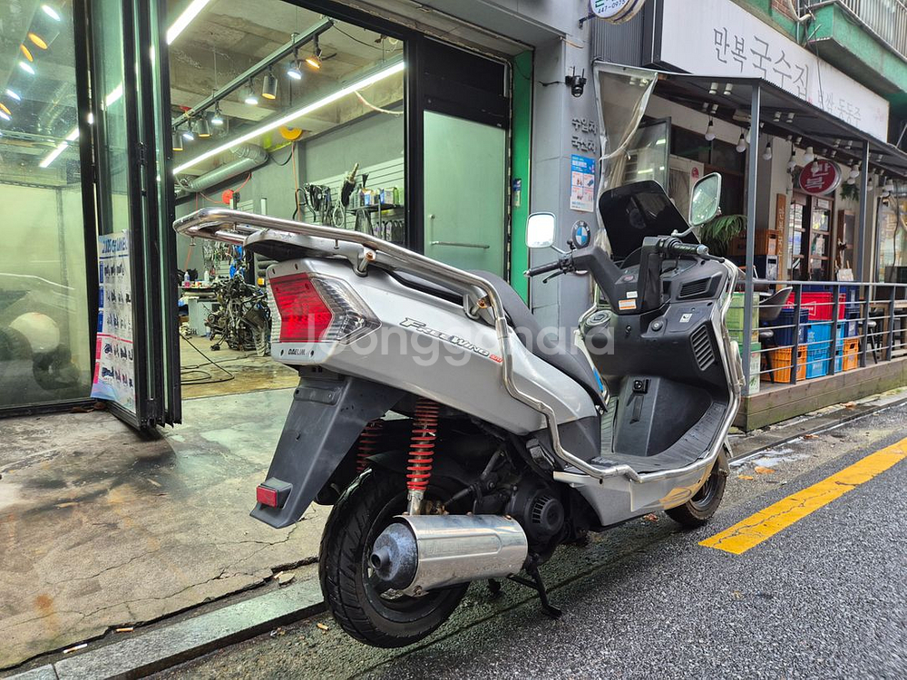 09년식 프리윙125 마실용 중고 오토바이--5