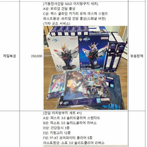 이치방쿠지 / 제일복권 정리중 (건담, 에반게리온, 드래곤볼/ 비스트, 옴니버스, 스냅컬렉션, 슈퍼, 5등분의 신부