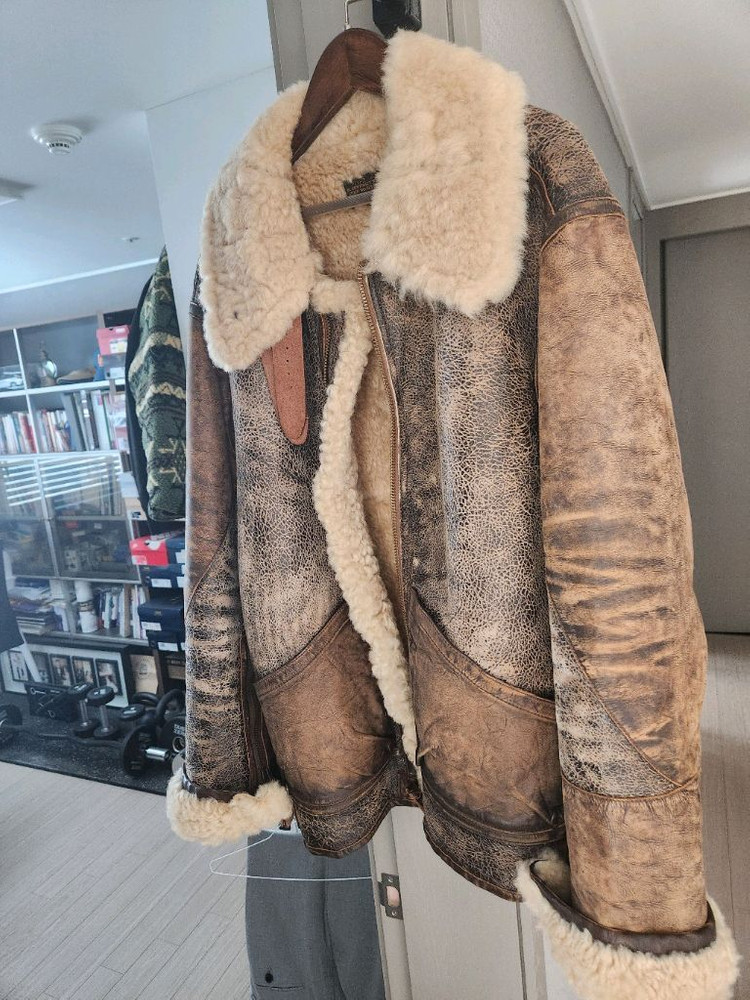 폴로 B-3 무스탕 시어링 자켓 이미지