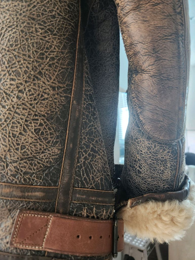 폴로 B-3 무스탕 시어링 자켓 이미지