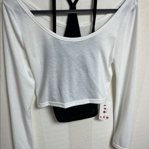 여성 크롭티+나시