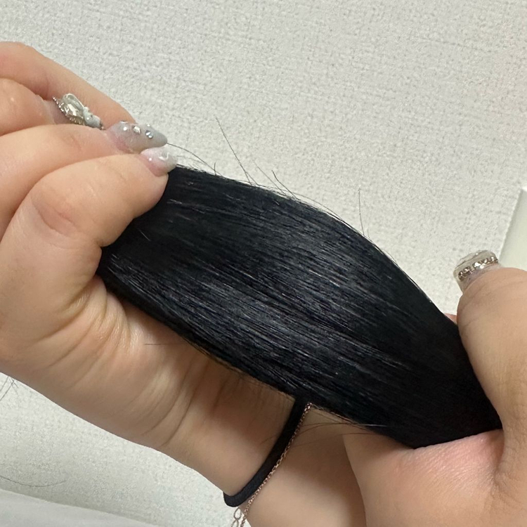 노팁 붙임머리 20인치 블랙 @@에눌가능--2