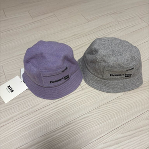MSGM 벙거지모자(새제품-그레이/라벤더)