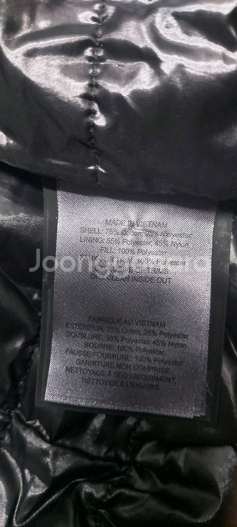 무스너클 여성 후드집업 S / 금장 로고 / 상태좋음본문--6