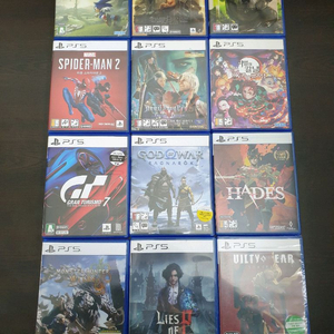 PS5 게임 소닉 데스스트랜딩 콜오브듀티 스파이더맨2 데메크 귀멸의칼날 그란7 갓오브워 하데스 몬헌 p의거짓 길티기 이미지