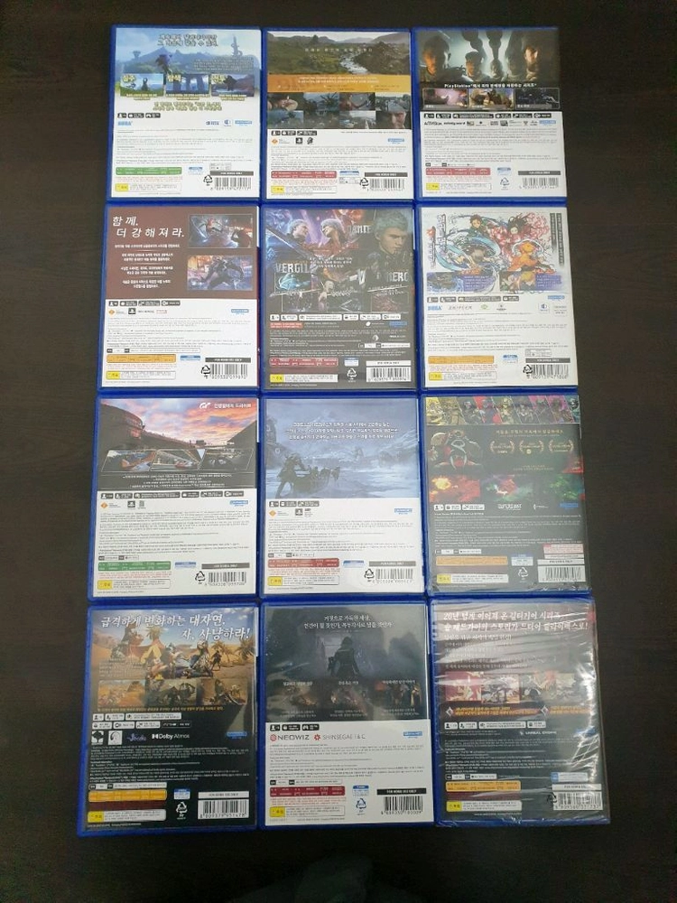 PS5 게임 소닉 데스스트랜딩 콜오브듀티 스파이더맨2 데메크 귀멸의칼날 그란7 갓오브워 하데스 몬헌 p의거짓 길티기 이미지