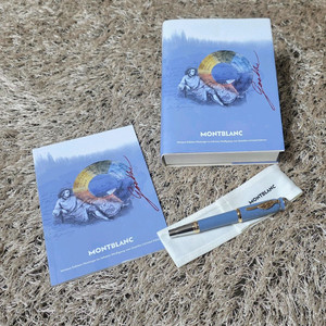 몽블랑 만년필 괴테 작가에디션 F 미사용 새제품 이미지