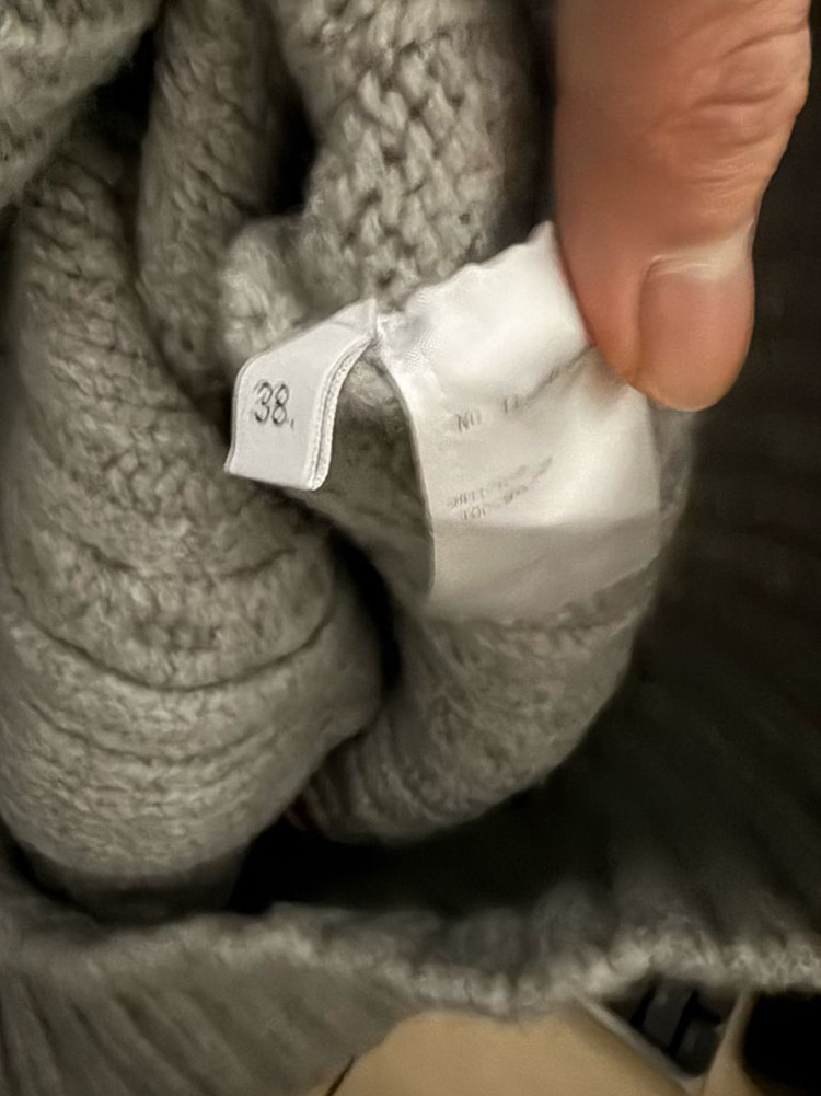 톰브라운 백삼선 케이블 가디건 여성 38size--2