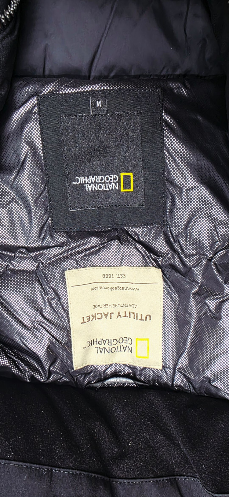 내셔널지오그래픽 야상점퍼--3