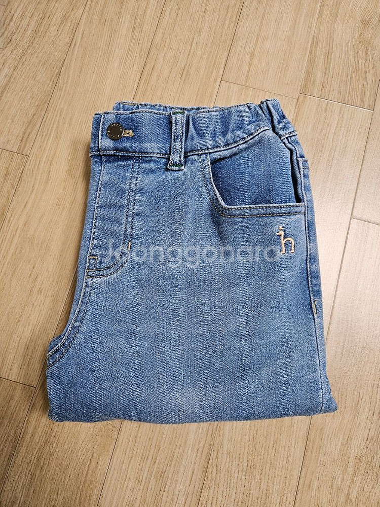 헤지스키즈 기모 데님 팬츠 145--4