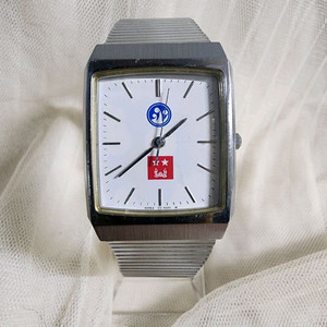 빈티지 삼성시계 사각 메탈 사단장 군시계 정상작동