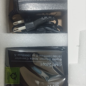 1000M 싱글모드 광모듈 고정형 컨버터 GMC2200E-S20 [ 미사용품 2개]