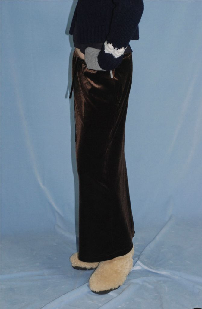 포에토 벨벳 스커트(claire velvet sk) 이미지