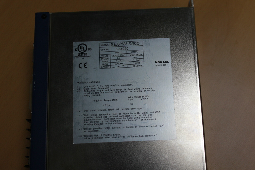 ESB NSK 서보드라이브 M‑ESB‑YSB5120AB--1