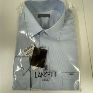 란체티 와이셔츠 스카이블루 레귤러핏 110 새상품