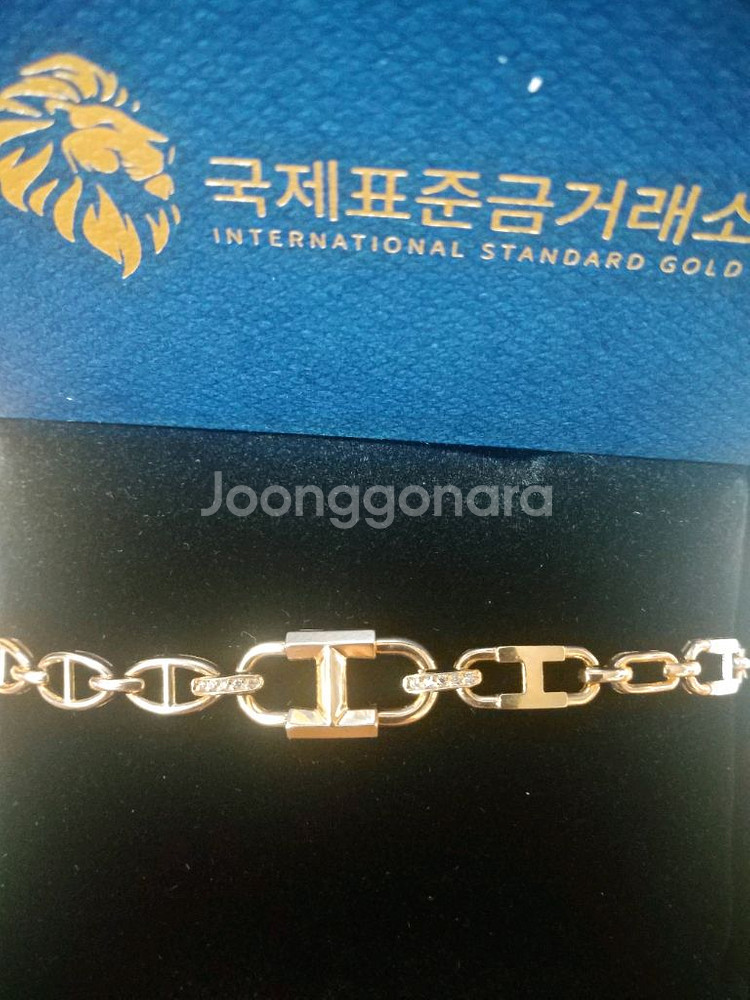 국제표준금거래소여성14k팔찌17.5cm2.458돈--3
