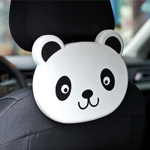 새 차량용 판다 뒷좌석 테이블 컵 홀더 거치대 여행 용품 거치대 수납용품 이미지