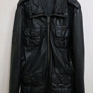 슈퍼드라이 레더자켓. M. (실착용L-100)