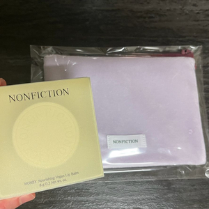 논픽션 허니 너리싱 비건 립밤 (+ 사은품 파우치 포함. 미개봉 새상품)