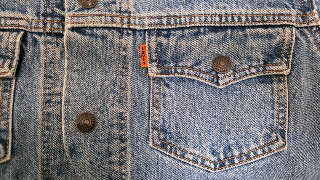 리바이스. 데님자켓 M=95.--1