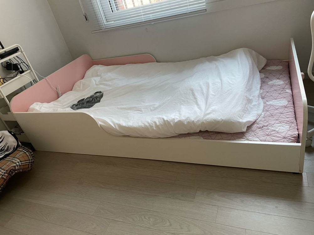 리바트 꼼므 낮은 벙커 침대--1