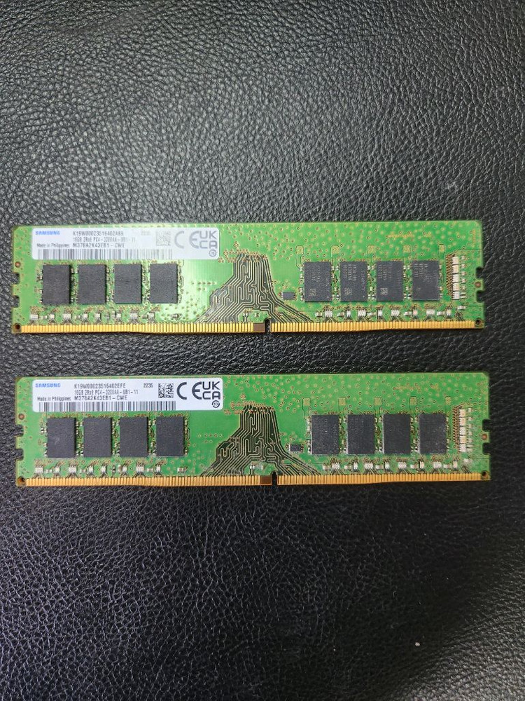 삼성 DDR4 16GB 메모리 2개 세트--1
