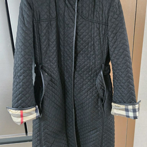 버버리 퀼팅 롱코트