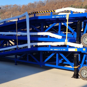 그레이팅도크 ㅡ 눈·비 물 고임 없는 그레이팅 도크 최대하중 10톤 그레이팅 도크 지게차 컨테이너도크, 이동식도크 이미지