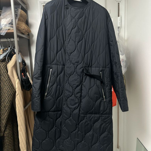 시스템옴므 퀼팅 롱 코트