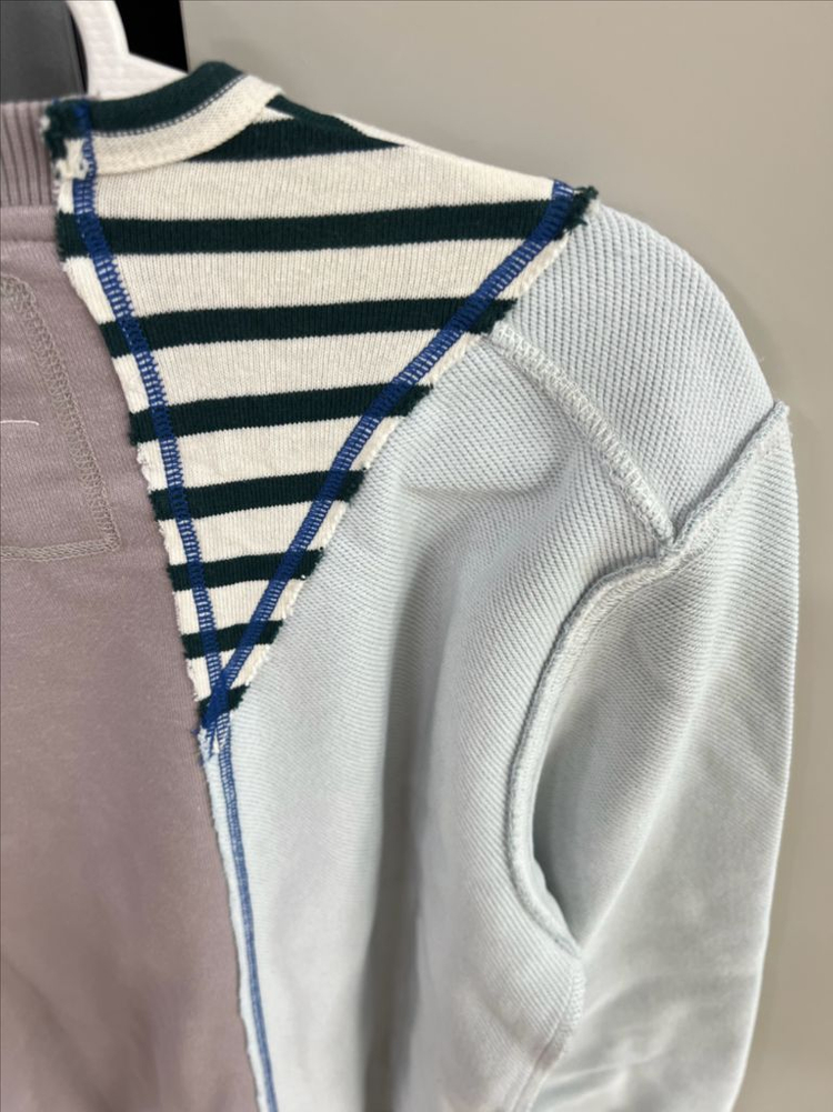 시리즈 패치워크 맨투맨 100사이즈 상태좋습니다--1