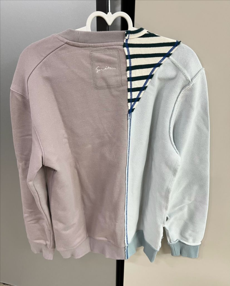 시리즈 패치워크 맨투맨 100사이즈 상태좋습니다--2