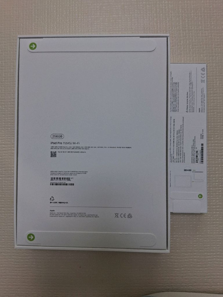 아이패드프로 11 M5 256GB WiFi 실버 미개봉 이미지