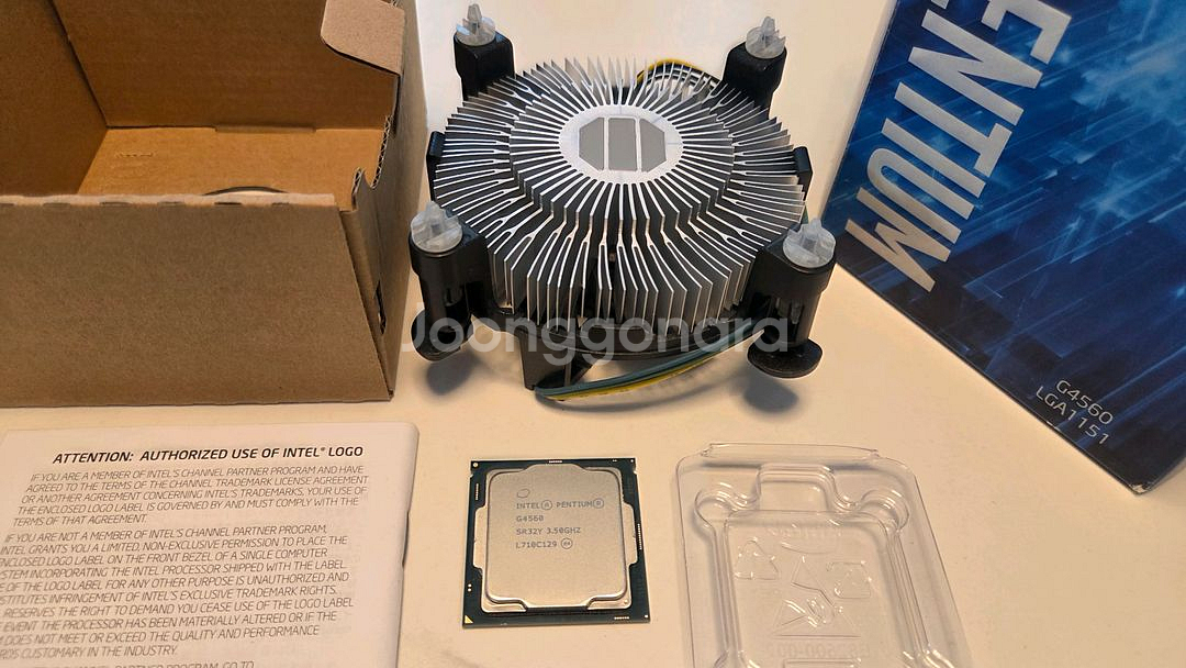 인텔 펜티엄 G4560, G4600 (수량 각 2개)--4