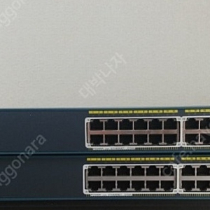 CISCO WS-C2960S 24TS-S 24포트 스위칭허브