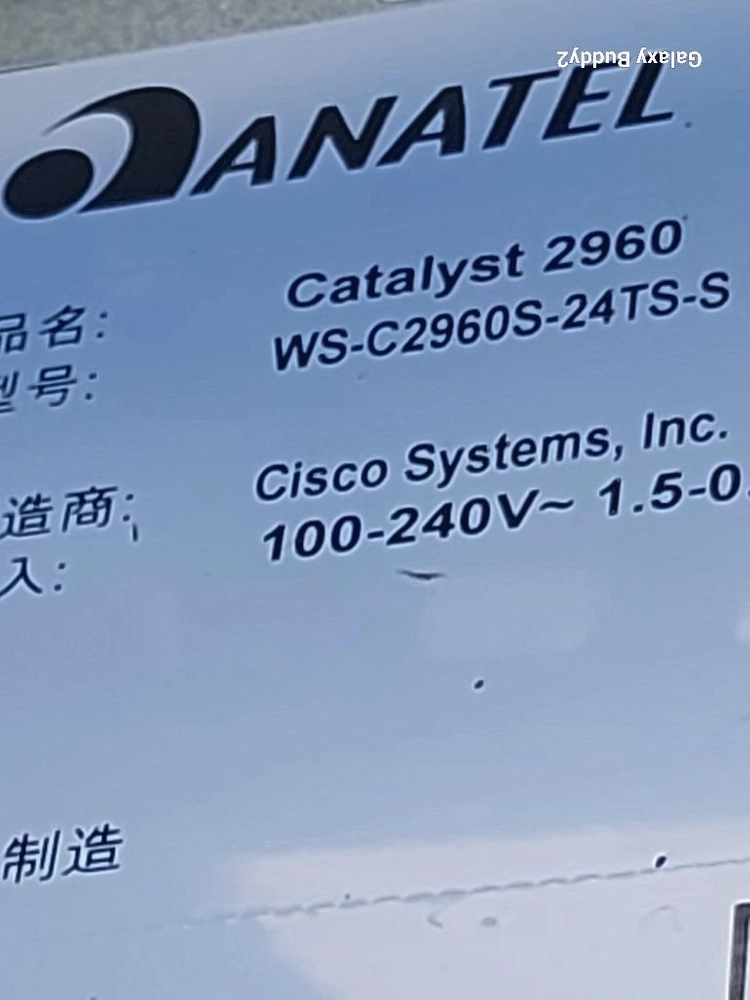 CISCO WS-C2960S 24TS-S 24포트 스위칭허브 이미지