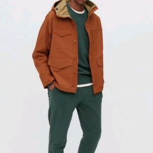 유니클로 유틸리티 자켓 오렌지 XL (새상품, 105~110)