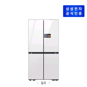 삼성 Bespoke AI 하이브리드 냉장고 4도어 864L RM90F91D1W (AI홈)