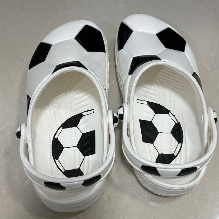 크록스 축구공 디자인 230사이즈--2