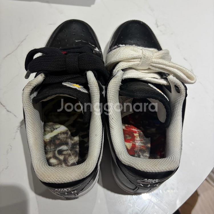 나이키 에어 포스 1 로우 파라노이즈 검흰 235(AQ3692-001)--6