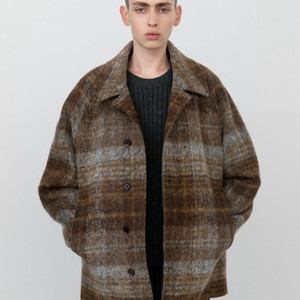 인사일런스 알파카 하프 발마칸 코트