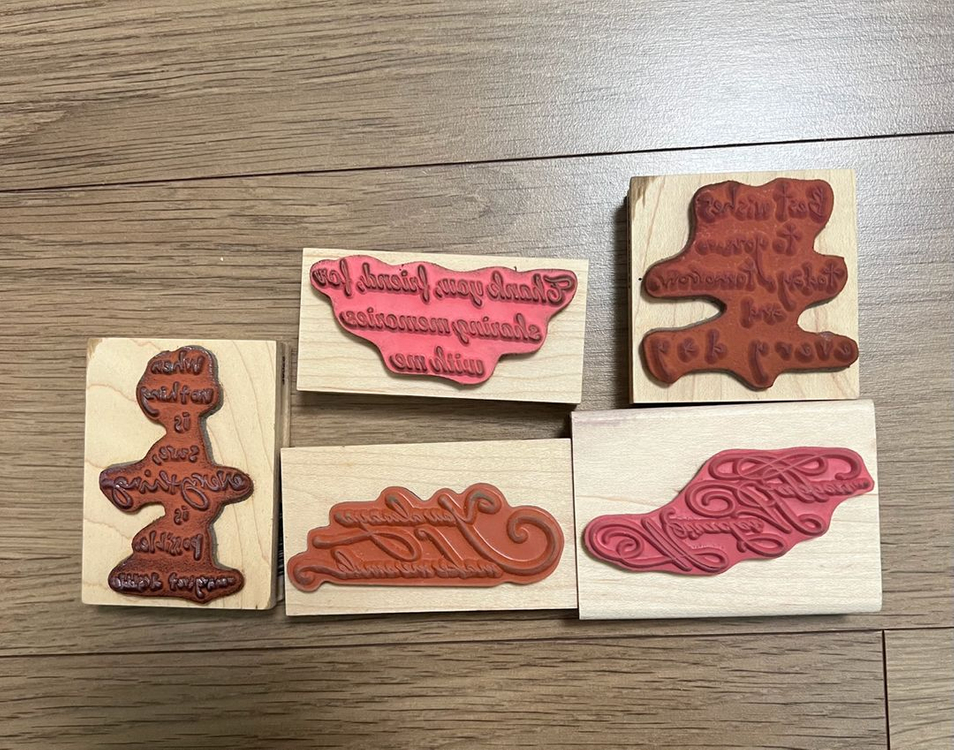 원목 스탬프 세트--1