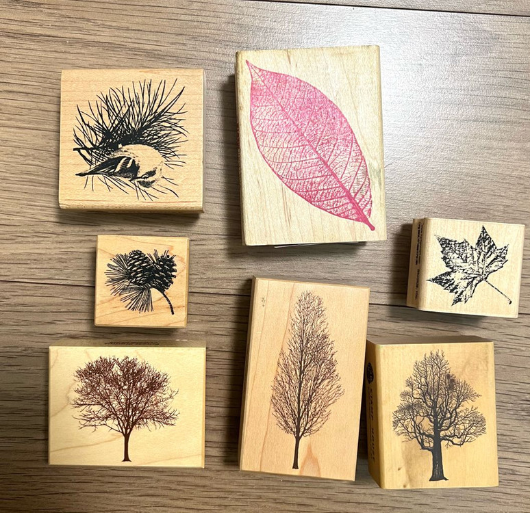 원목 스탬프 세트--2