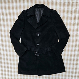 바쏘 울 캐시미어 하프코트 남자100