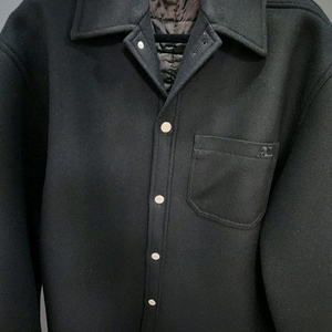 Courreges 꾸레쥬 울 오버 셔츠 자켓 블랙