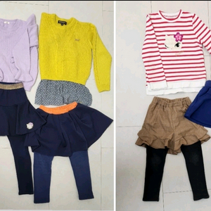 여아 프랜치캣 룰라비 게스 베네통 치랭스 니트 세트 티셔츠