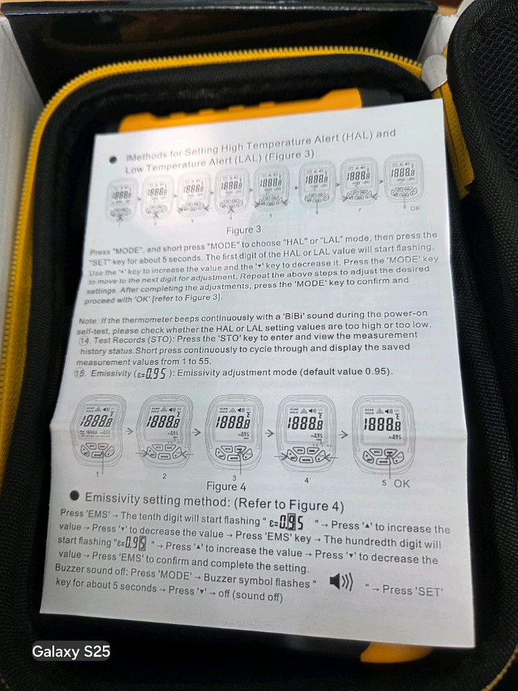 IR 테니스 라켓 온도계--3